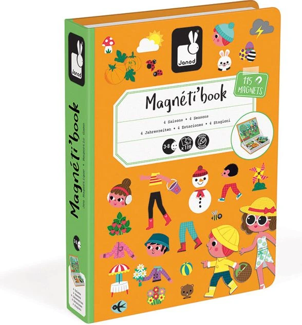 Janod Magnetibook 4 pory roku