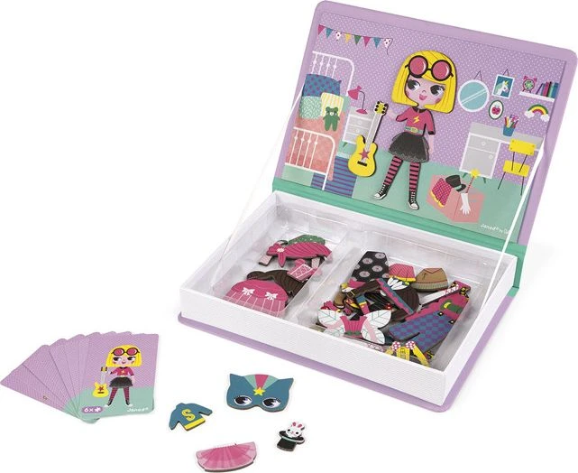 Dėlionė Janod Magnetibook Costumes Girl