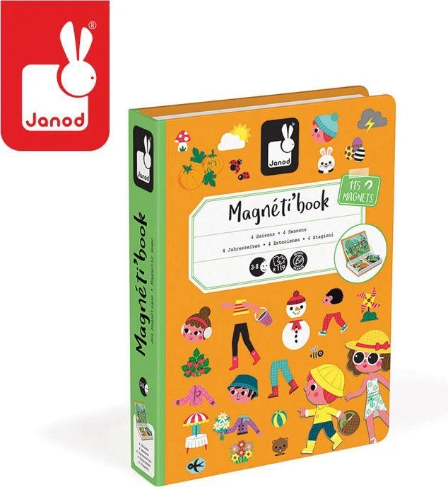 Janod Magnetibook 4 pory roku