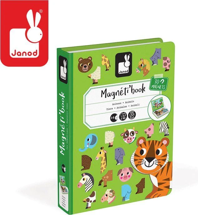 Janod magnetinė knyga „Gyvūnai“