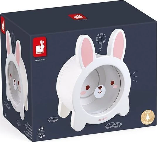 Janod Rabbit medinis taupyklės formos žaislas