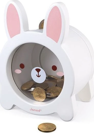 Janod Rabbit medinis taupyklės formos žaislas