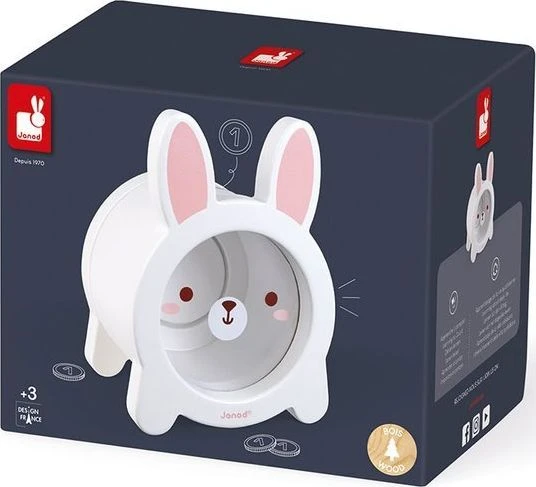 Janod Rabbit medinis taupyklės formos žaislas