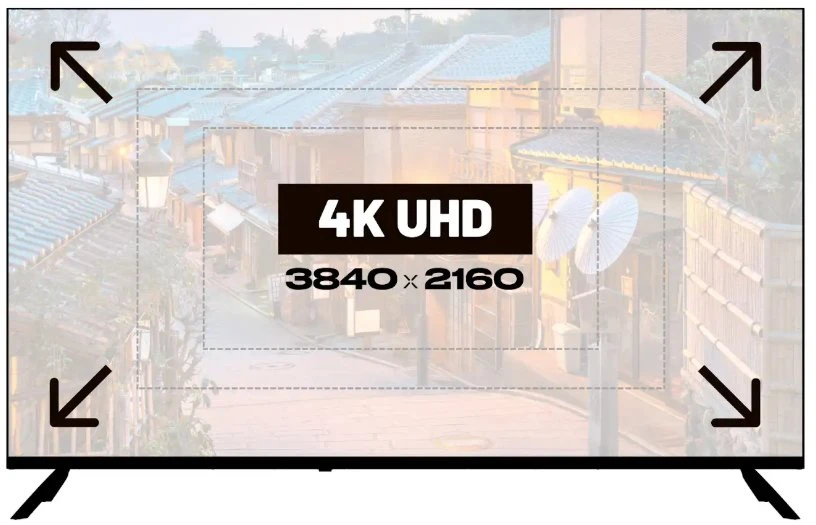 Carruzzo JAPANNEXT JN-IPS500UHD60F kompiuterio monitorius 127 cm (50″) 3840 x 2160 pikseliai 4K Ultra HD Juoda