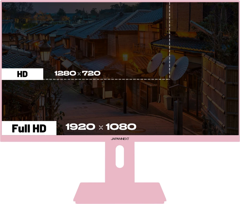 Monitorius JAPANNEXT 60,5 cm JN-I238FHD120F-HSP-PK 16:9 HDMI rožinis FHD