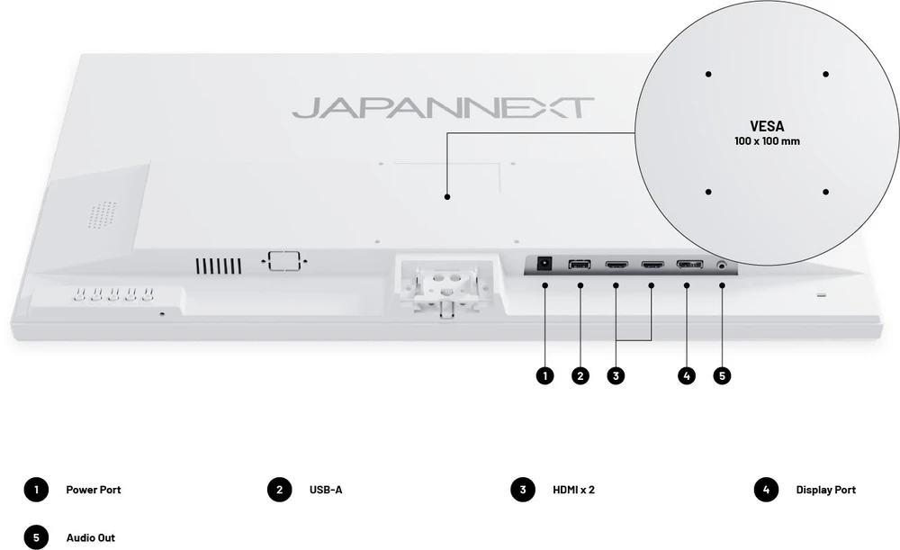 Nezatříděno Carruzzo JAPANNEXT JN-IPS280UHD60F-PW kompiuterio monitorius 71,1 cm (28″) 3840 x 2160 pikseliai 4K Ultra HD LCD Balta