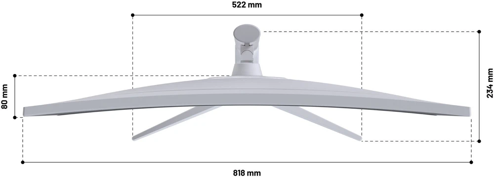 Nezatříděno Carruzzo JAPANNEXT JN-IPS340UWQHD60C-C65W-HS-W kompiuterio monitorius 86,4 cm (34″) 3440 x 1440 pikseliai UltraWide Quad HD LCD Juoda