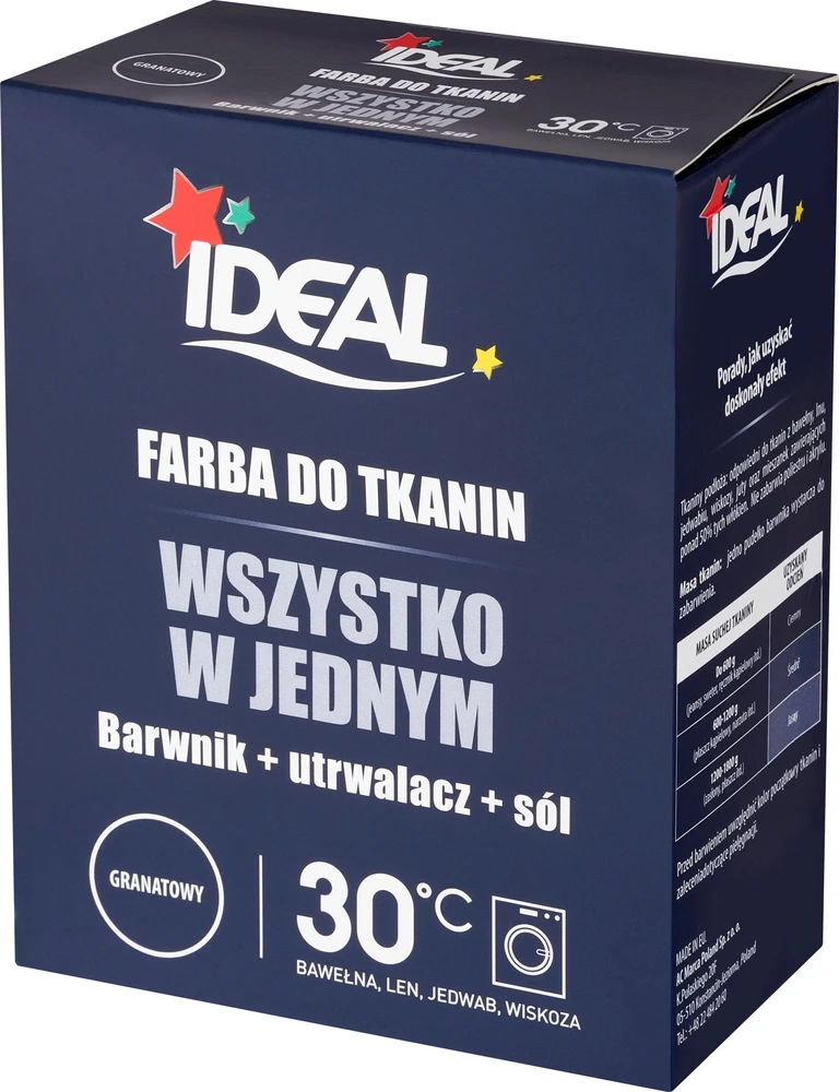 Jata Ideal Viskas viename audinio dažai Navy mėlynas 350g