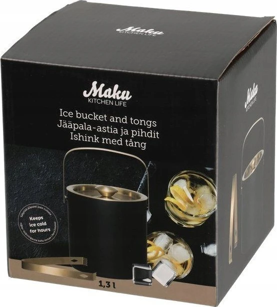 Maku Kitchen Life Ledo kibiras ir žnyplės 1,3 L