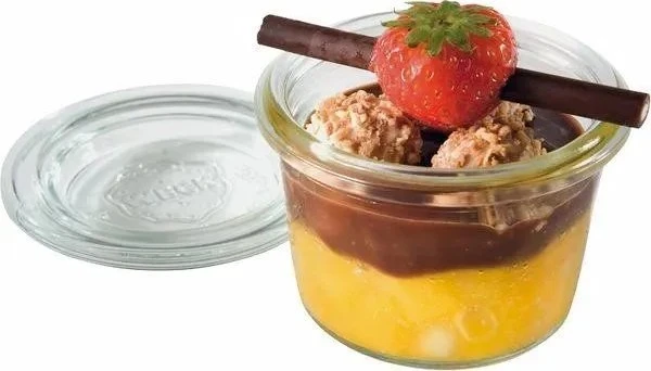 Jata WECK Stiklainis su dangteliu 0,25 l, 4 vnt. rinkinys