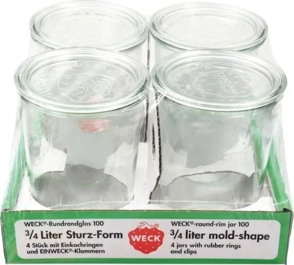 Jata WECK Mold Jar 0,75l Set of 4