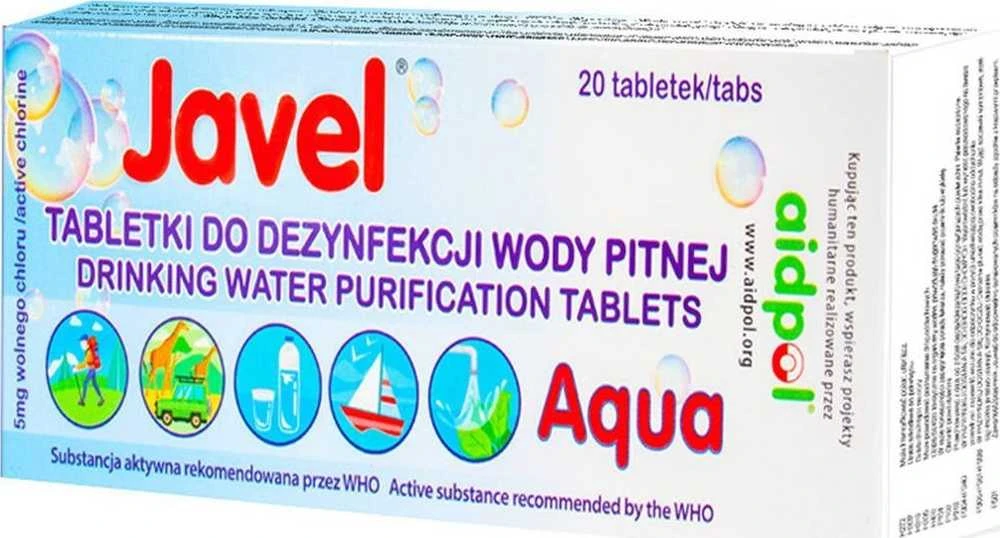 jaico Javel Aqua vandens dezinfekavimo tabletės, 20 vnt.