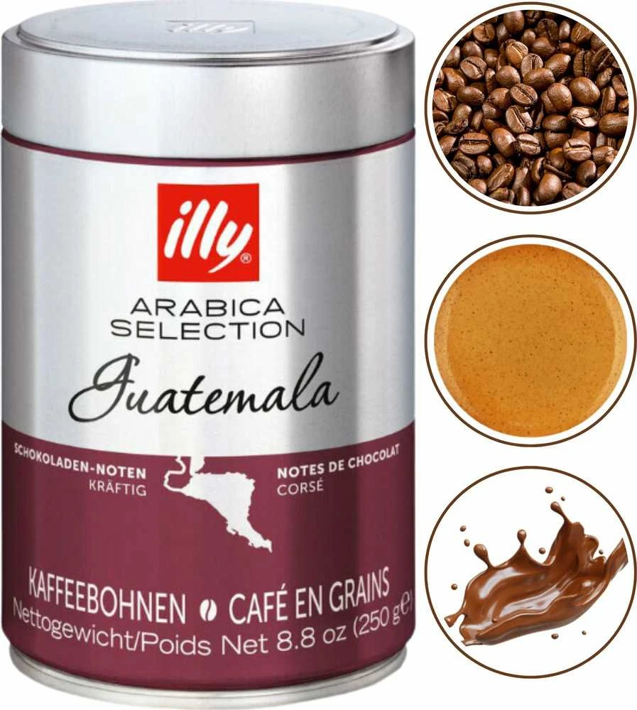 Kavos pupelės Illy Arabica Selection Guatemala 250 g
