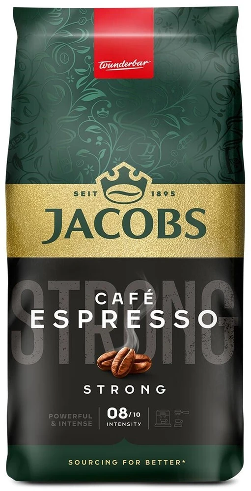 Jacobs Espresso kavos pupelės 1kg