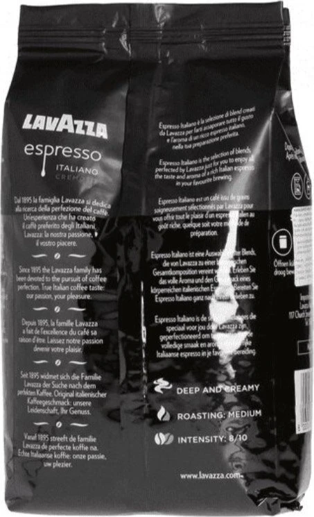 Kavos pupelės Lavazza Espresso Italiano Cremoso 1kg | Lavazza