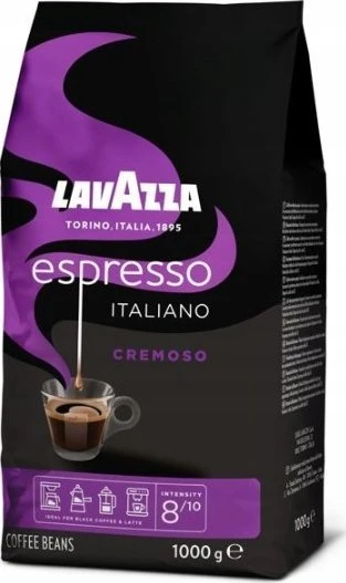 Kavos pupelės Lavazza Espresso Italiano Cremoso 1kg | Lavazza