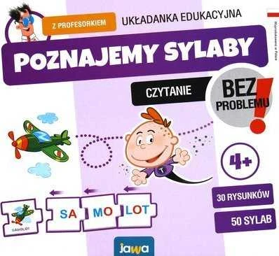 „Jawa“ dėlionės žaidimas Mes mokomės skiemenų su profesoriumi, mokomės skaityti