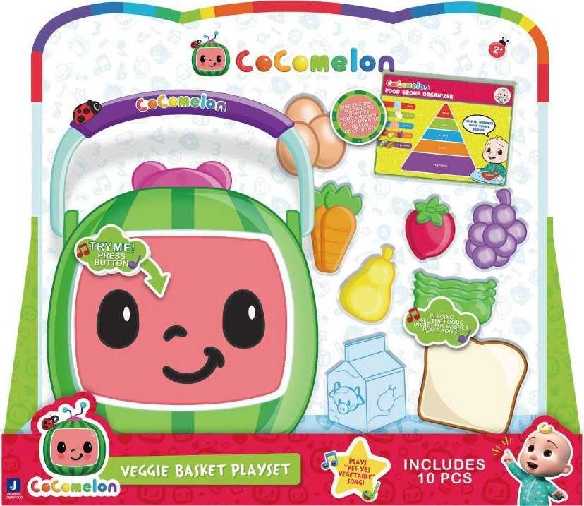 Jazwares COCOMELON Rinkinys „Vaisių ir daržovių krepšelis“
