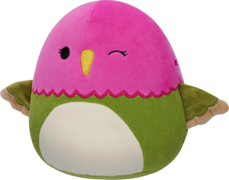 SQUISHMALLOWS P18 Pliušinis žaislas - Mielas kolibris, 19 cm