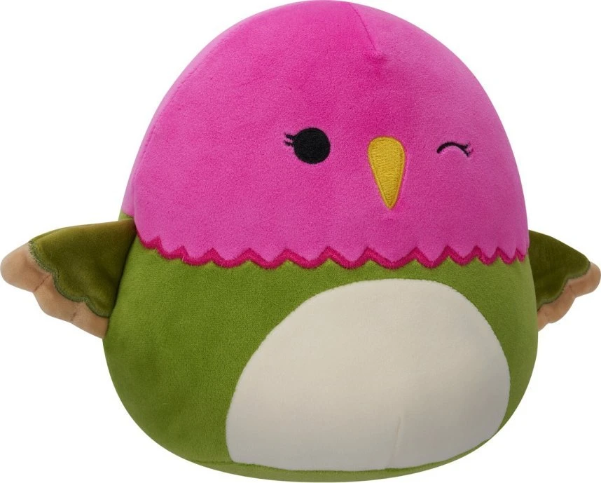 SQUISHMALLOWS P18 Pliušinis žaislas - Mielas kolibris, 19 cm
