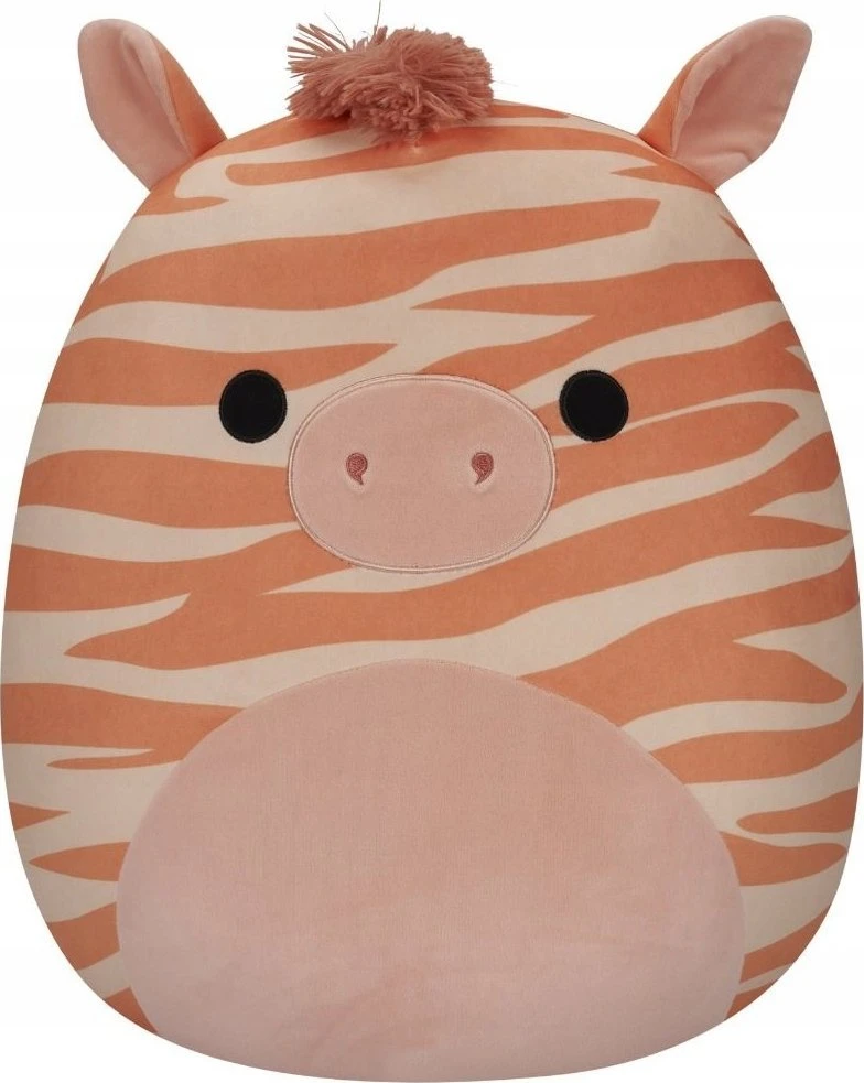 SQUISHMALLOWS Pliušinis žaislas - Mielas zebriukas, 35 cm