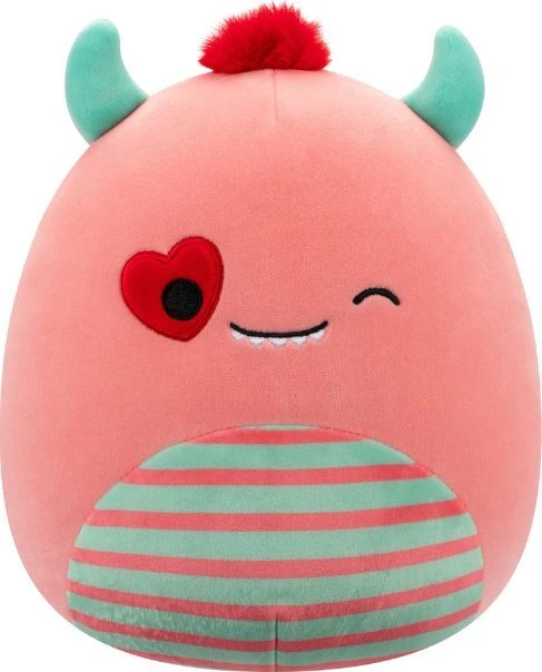 Squishmallows Willett monstriukas su širdelės formos akimi