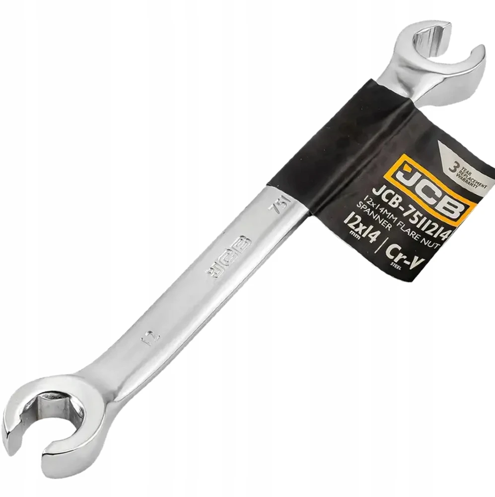 JCB 12 mm x 14 mm veržliaraktis su daliniu žiedu