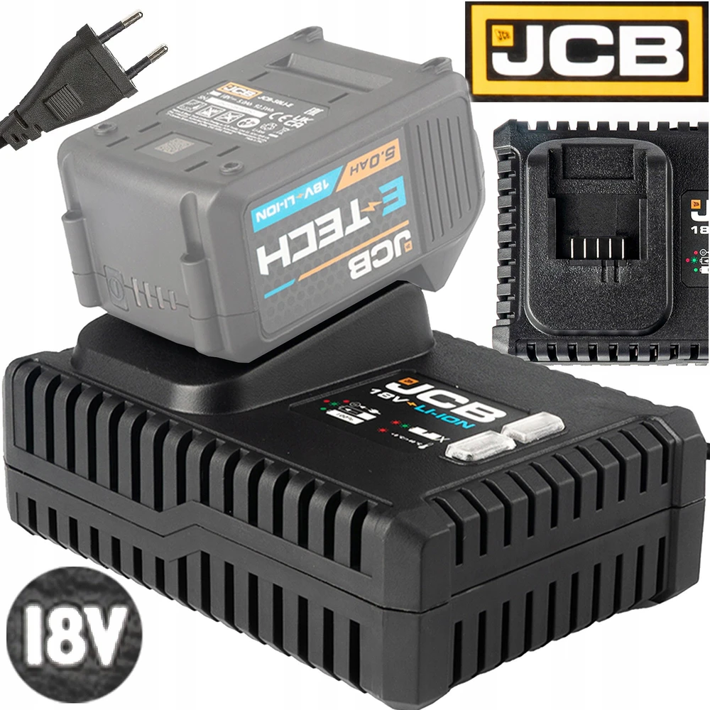 JCB 18 V 4 A akumuliatoriaus įkroviklis