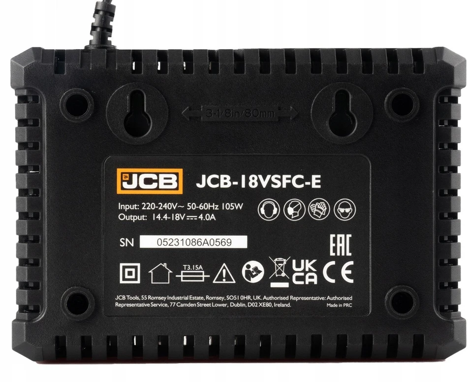 JCB 18 V 4 A akumuliatoriaus įkroviklis