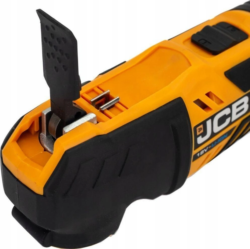 JCB 18V vibruojantis daugiafunkcis įrankis (2Ah baterija, įkroviklis, krepšys)