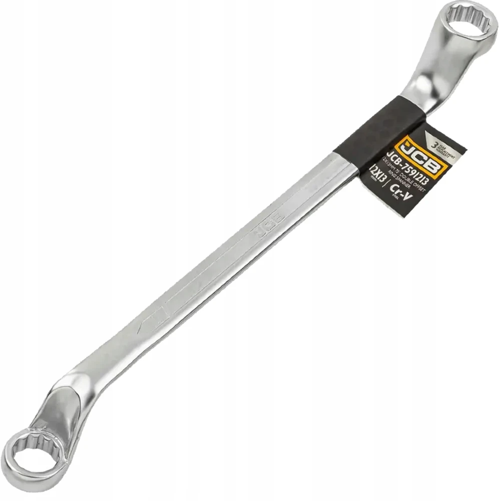 JCB 75 laipsnių kampinis žiedinis veržliaraktis 12x13mm