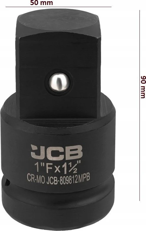 JCB Smūginis adapteris 1''(F) x 1.5''(M)