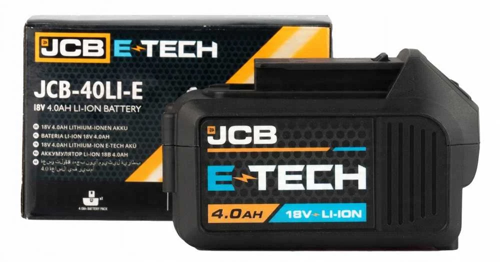 JCB 18V 4.0Ah akumuliatorius su pakuote