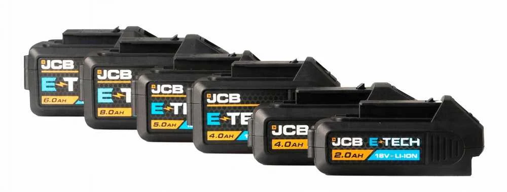 JCB E-Tech akumuliatorių serija