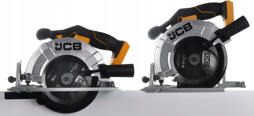 JCB diskinis pjūklas panardinamasis akumuliatorinis 18V 165mm (kompl.: akumuliatorius 2Ah, įkroviklis, krepšys)