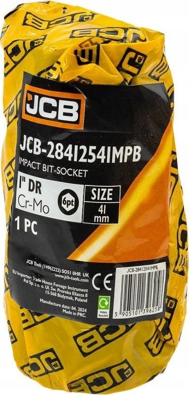 JCB Impact antgalio lizdas 1" 41mm (6 taškai)