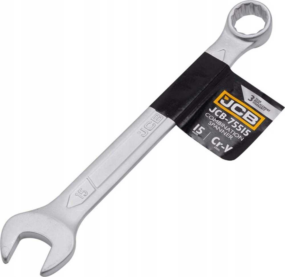 JCB KLUCZ PŁASKO-OCZKOWY 15mm