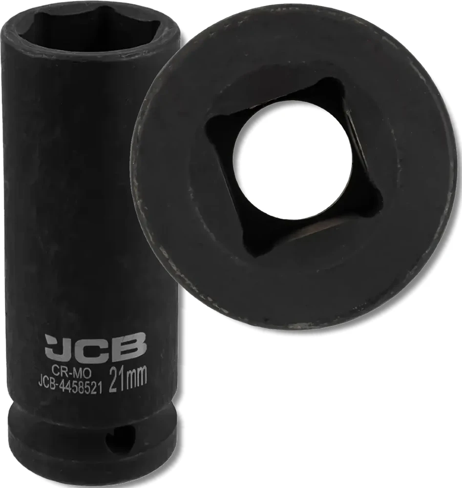 JCB JCB GILBUS smūginis antgalis 1/2'' Cr-Mo šešiabriaunis 21mm ANTGAALIS VERŽLIARAKTIS