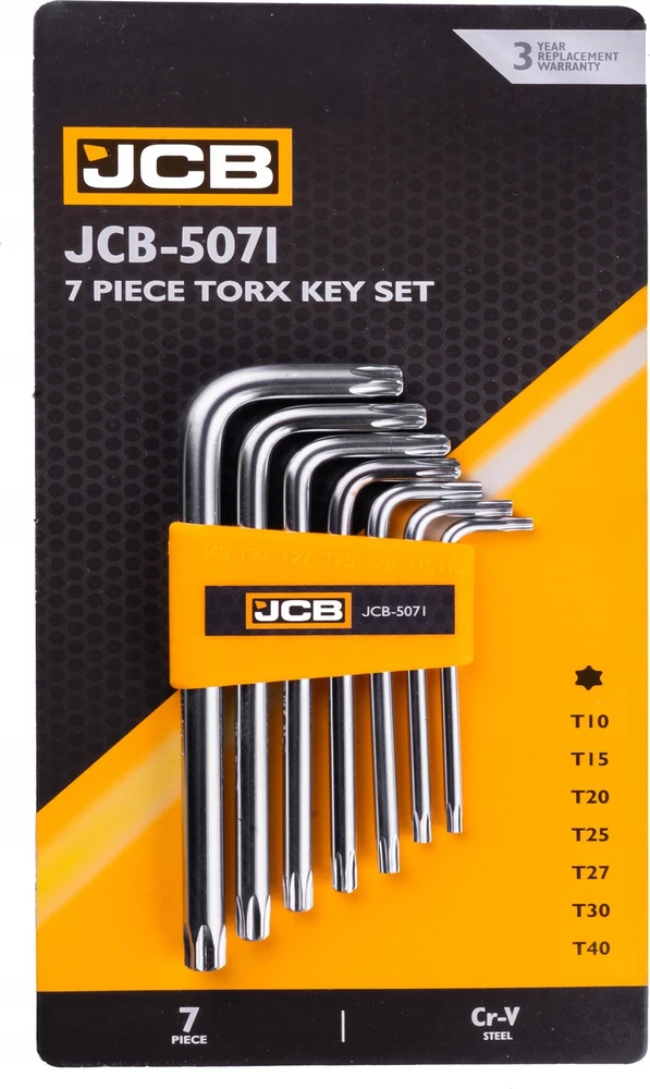 JCB TORX 7szt. T10-T40