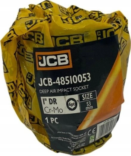 JCB Nasadka smūginis gili 1'' 53mm (6-kątna)