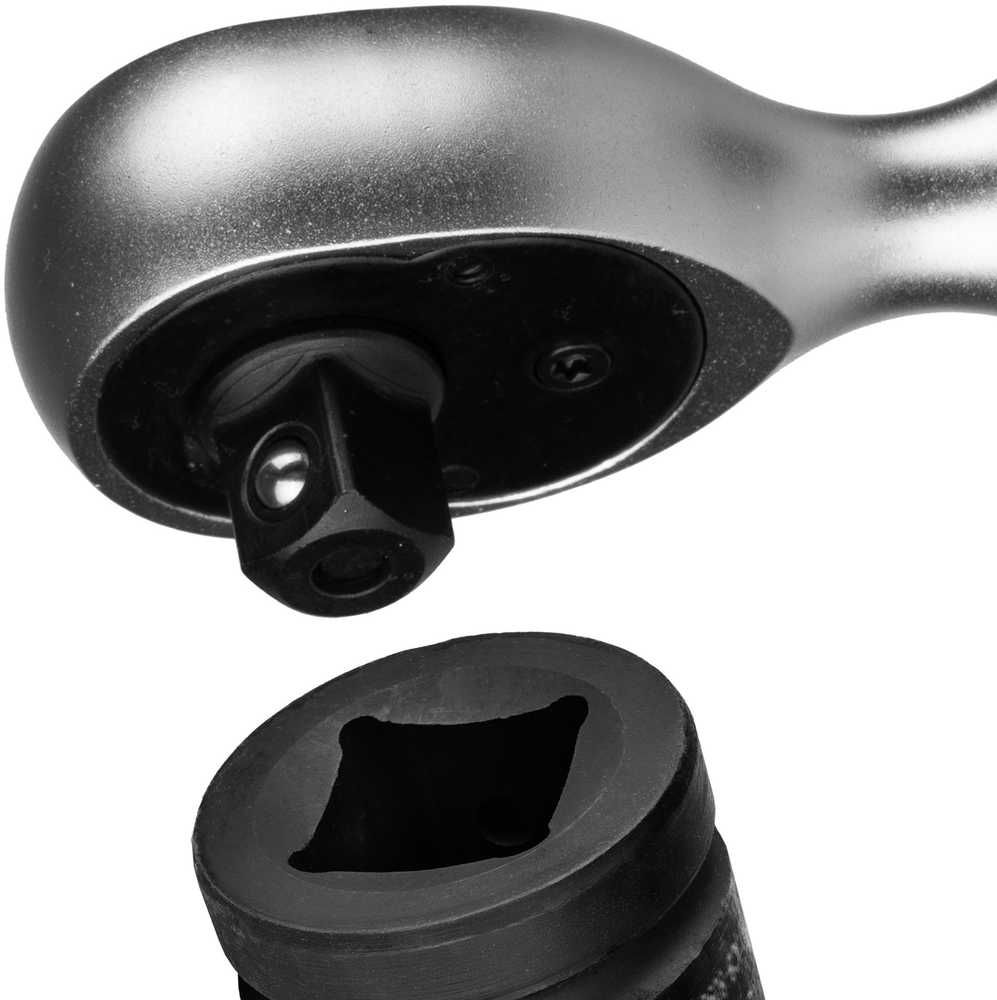 Smūginių sukimo galvučių komplektas JCB 4107-5MPB; 1/2''; 10-24 mm; 10 vnt.