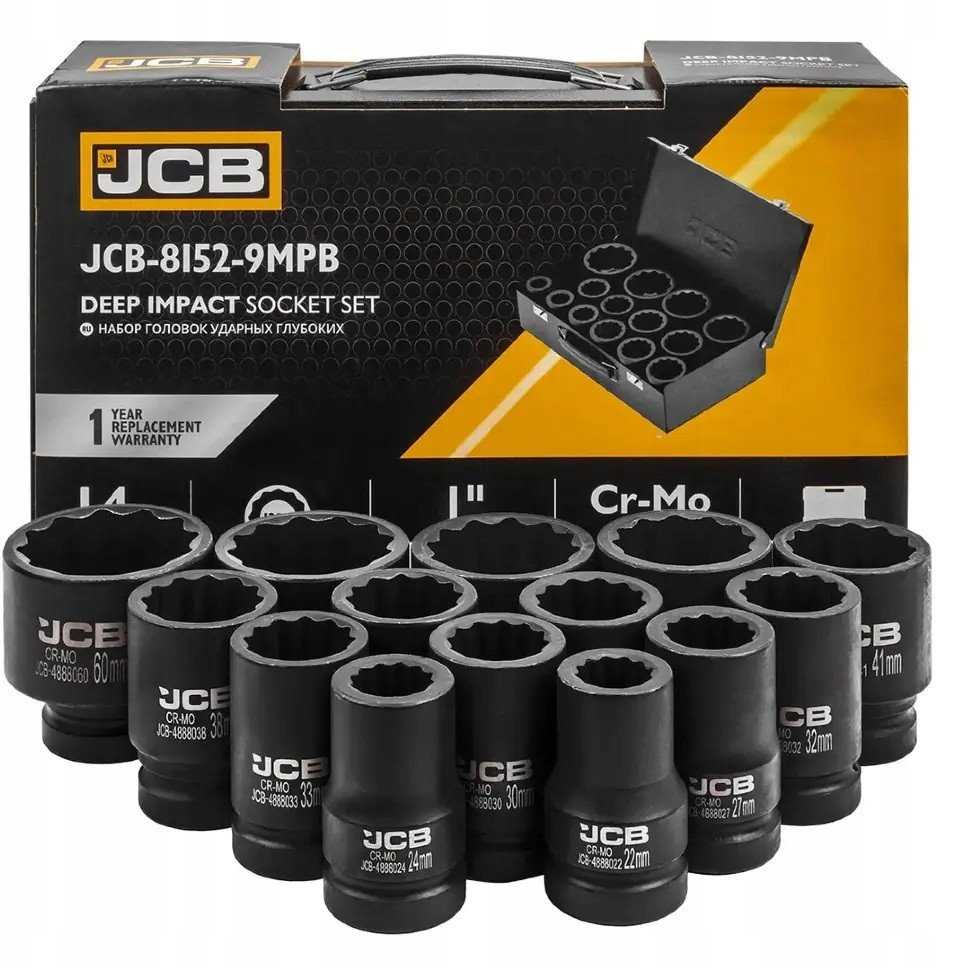 JCB JCB NASADKI UDAROWE DŁ.kpl. 14el.1'' 12-KĄT. (22-60mm)