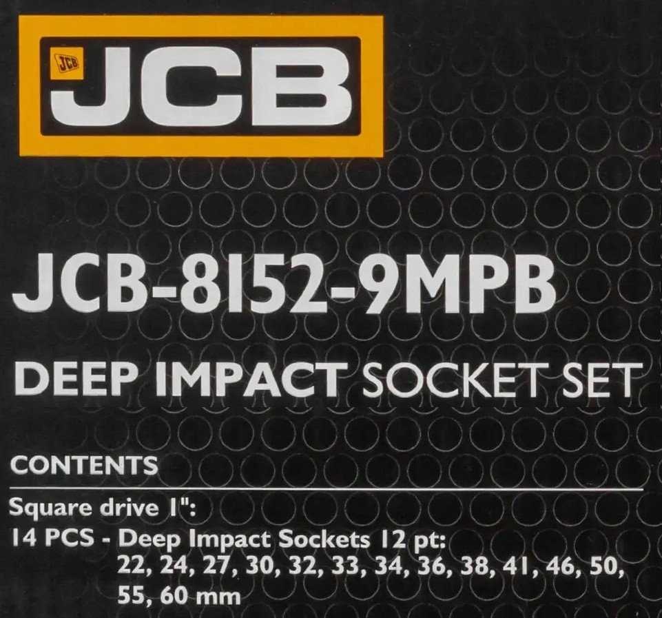 JCB JCB NASADKI UDAROWE DŁ.kpl. 14el.1'' 12-KĄT. (22-60mm)