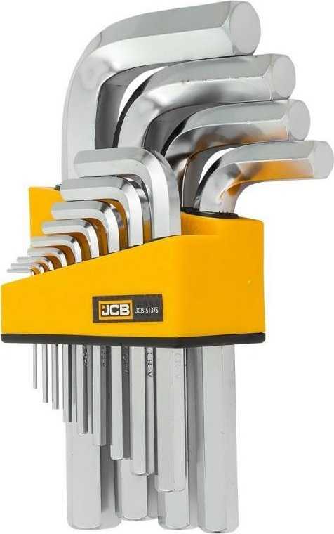 JCB Imbustų raktų rinkinys, colių, 13 vnt. (1/16-3/4'')