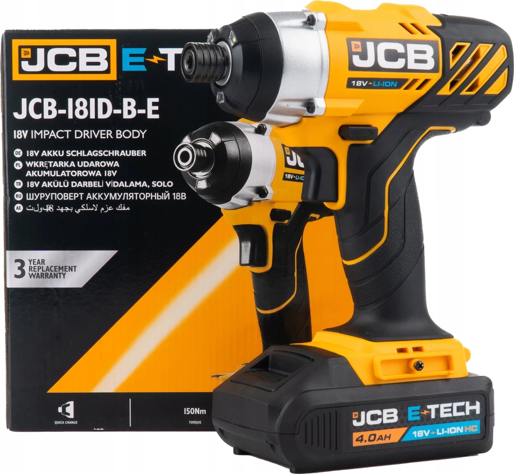 JCB Suktuvas akumuliatorinė 18V 150Nm (be akumuliatoriaus ir kroviklio)