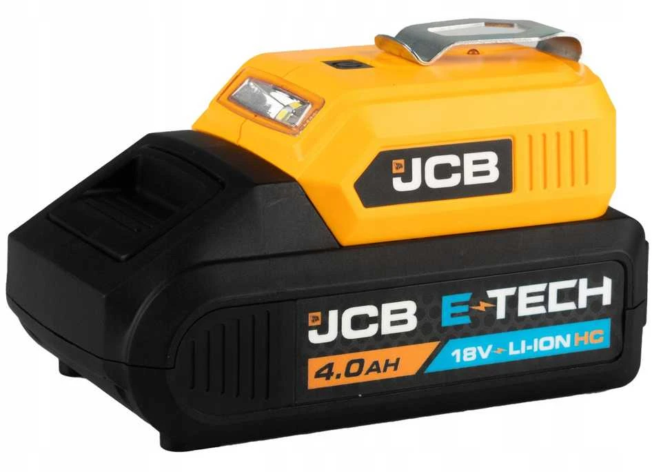 JCB USB įkrovimo adapteris su LED žibintuvėliu