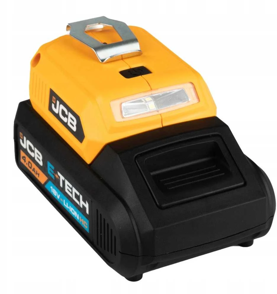 JCB USB įkrovimo adapteris su LED žibintuvėliu