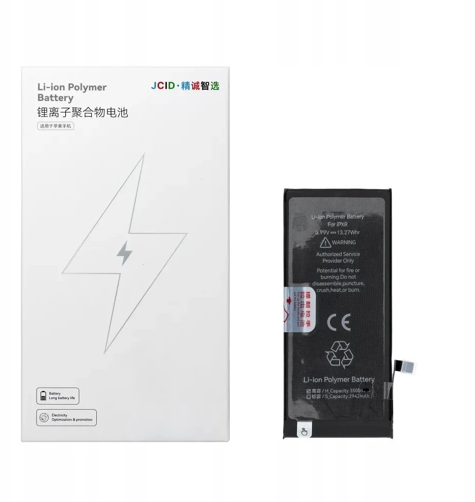JCID baterija, skirta „iPhone Xr“, 3500 mAh (didelės talpos)