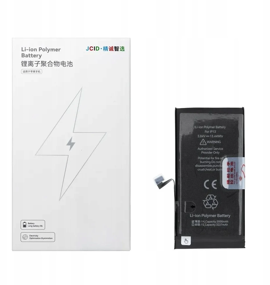 JCID baterija, skirta iPhone 13 3500 mAh (didelės talpos)