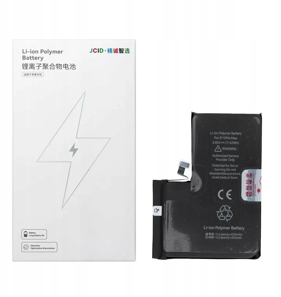 JCID baterija, skirta „iPhone 13 Pro Max“, 4550 mAh (didelės talpos)